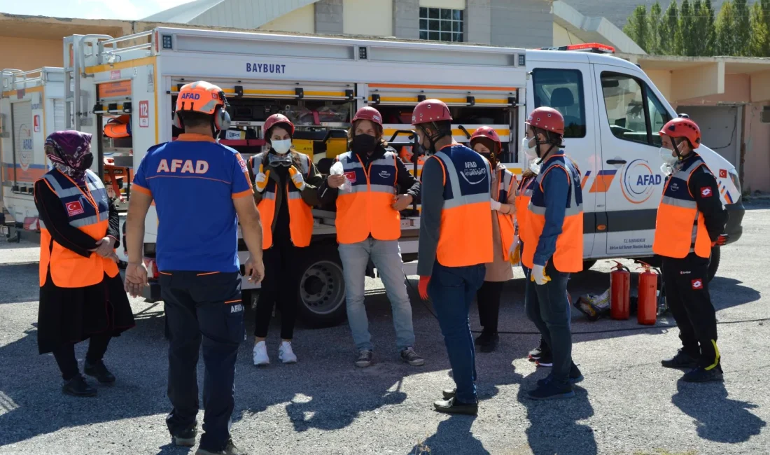 Bayburt İl Afet ve Acil Durum Müdürlüğü tarafından düzenlenen AFAD