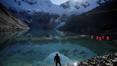 İsviçre'nin Valais kantonundaki Lötschental Vadisi'nde yer alan Blatten köyü, Alp