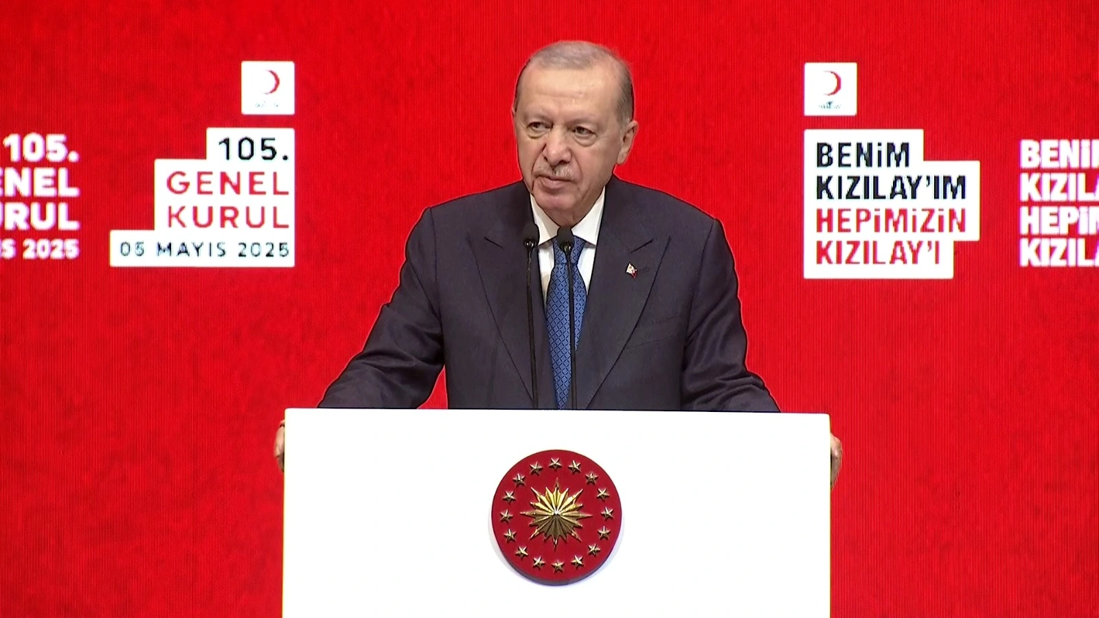 Cumhurbaşkanı Recep Tayyip Erdoğan, Türk Kızılay Genel Kurulu’nda açıklamalarda bulundu.