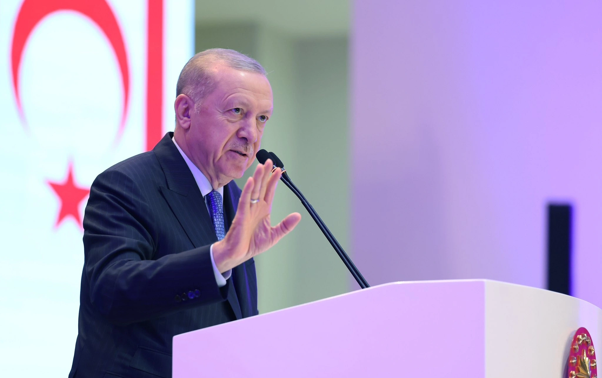 Cumhurbaşkanı Recep Tayyip Erdoğan , KKTC Cumhuriyet Yerleşkesi Açılış Töreni’nde