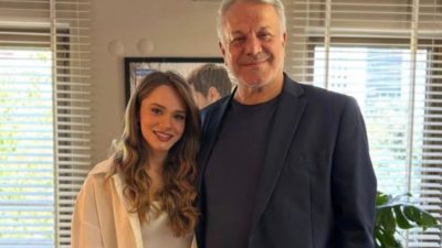 Hudutsuz Sevda dizisinden ayrılmaya hazırlanan Miray Daner, yapımcı Fatih Aksoy’la