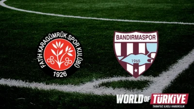 Fatih Karagümrük - Bandırmaspor maçı ne zaman, saat kaçta ve