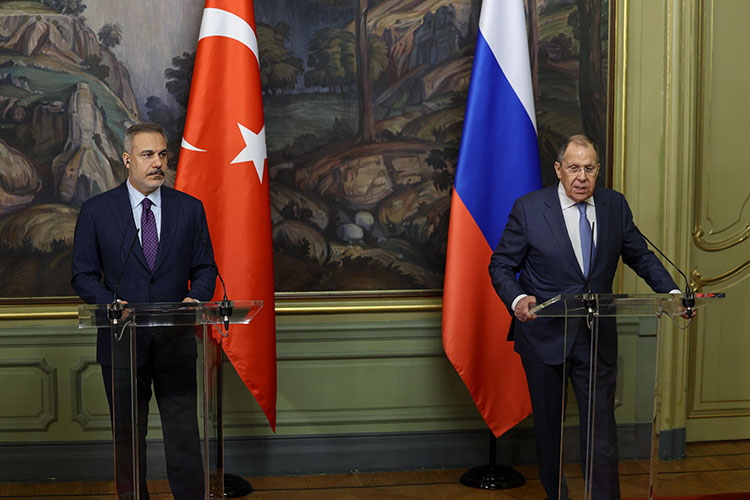 Dışişleri Bakanı Hakan Fidan ve Rusya Dışişleri Bakanı Sergey Lavrov,