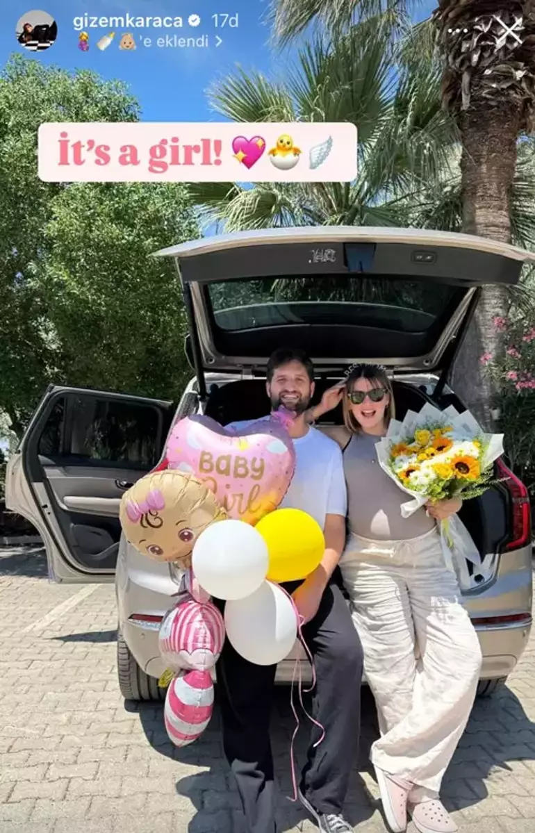 Gizem Karaca Bebeğinin Cinsiyetini Duyurdu! İlk Fotoğraf Olay Oldu