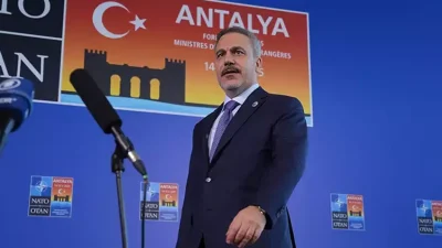 Hakan Fidan, Antalya’da düzenlenen NATO Gayriresmi Dışişleri Bakanları Toplantısı’nda konuştu.