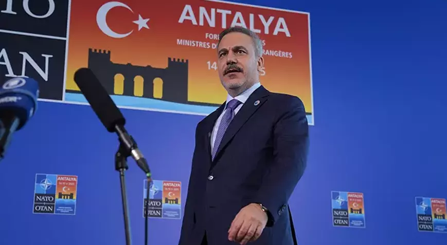 Hakan Fidan, Antalya’da düzenlenen NATO Gayriresmi Dışişleri Bakanları Toplantısı’nda konuştu.
