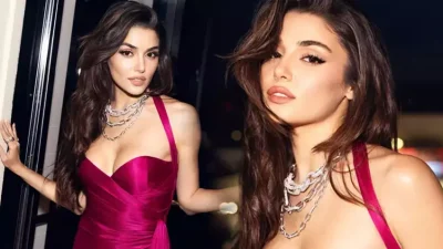 Hande Erçel, Cannes Film Festivali'nde verdiği cesur pozlarla sosyal medyayı