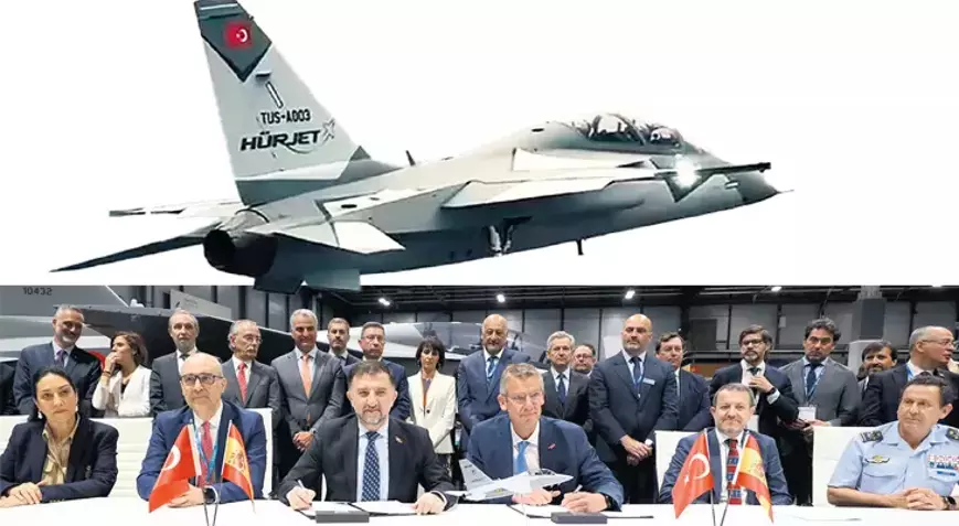 HÜRJET Avrupa’da! TUSAŞ ve İspanyol şirketler, F-5M uçaklarının yerine geçmesi