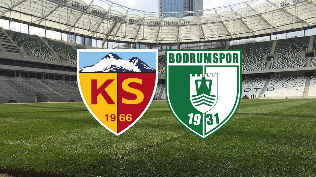 Trendyol Süper Lig’in 37. haftasında oynanacak Kayserispor - Bodrum FK