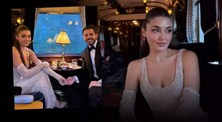Hande Erçel ve Hakan Sabancı'nın The Orient Express ile yaptığı