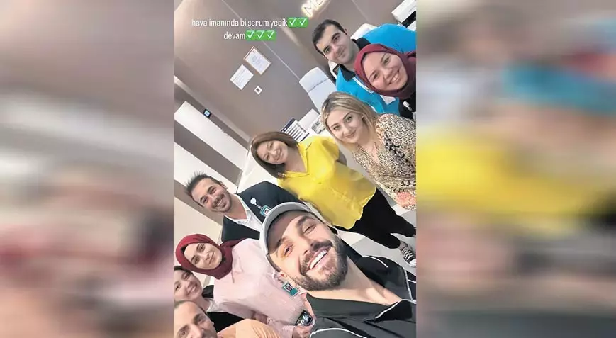  Ünlü rapçi Sefo, Avustralya konseri sonrası İstanbul Havalimanı’nda yorgunluktan serum