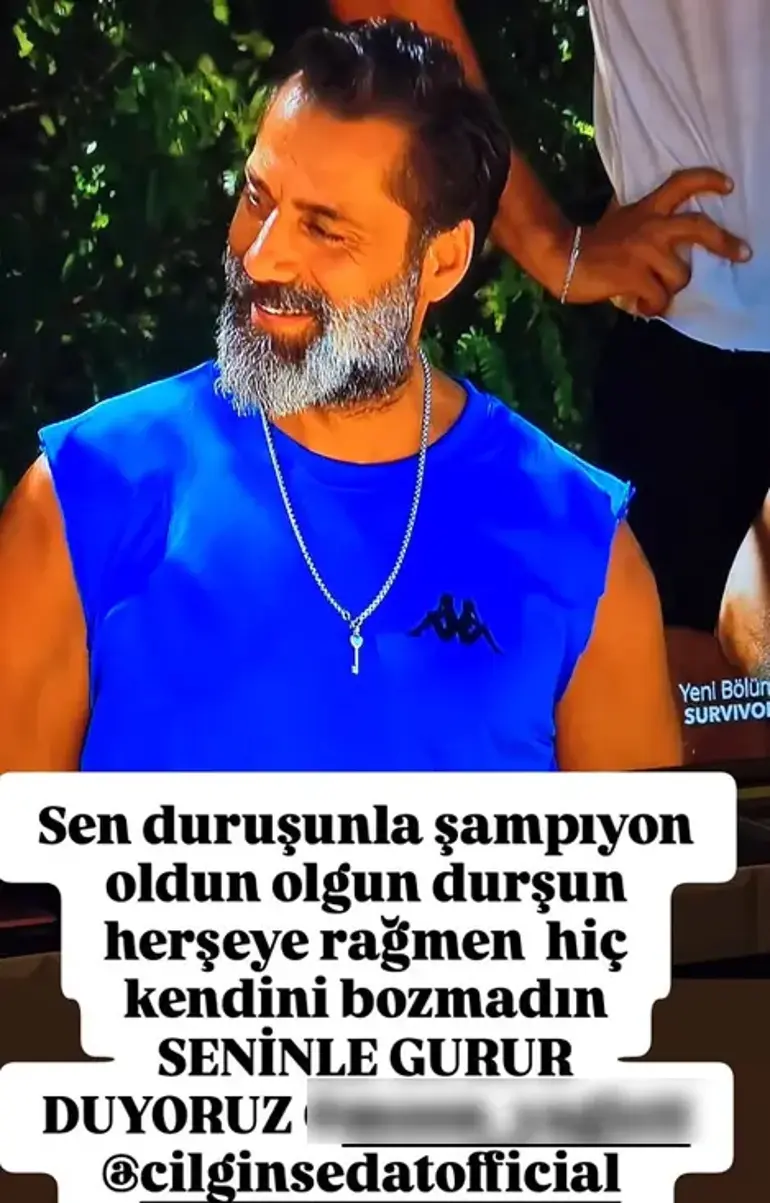 Survivor’da Duygusal Veda! Çılgın Sedat Elendi, Eşinden “Teşekkürler Ömrüm” Paylaşımı Geldi