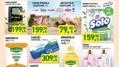 Tarım Kredi 16-18 Mayıs aktüel kataloğu ile hafta sonu indirimleri