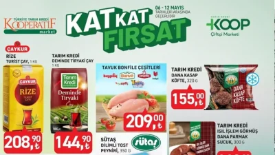 Tarım Kredi 9-12 Mayıs Aktüel Kataloğu yayınlandı! Süt, peynir, yağ,
