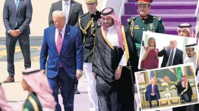Donald Trump Orta Doğu turuna Suudi Arabistan’dan başladı. 142 milyar