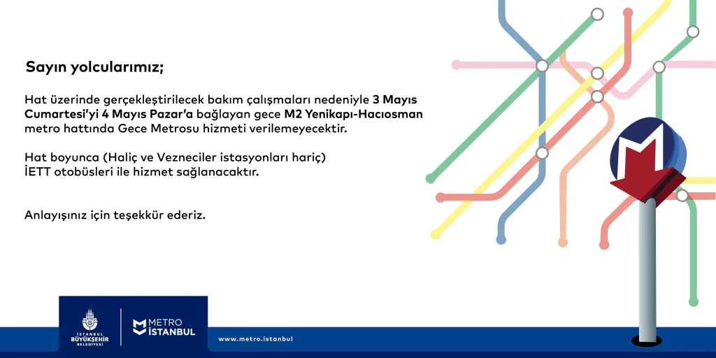 yenikapı-hacıosman duyuru