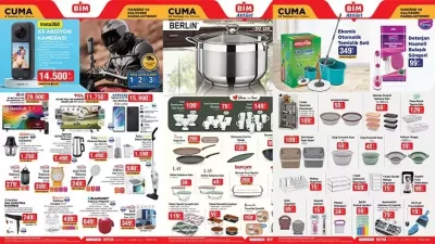 4 Temmuz Cuma BİM aktüel kataloğu ile yaz tatili hazırlıkları