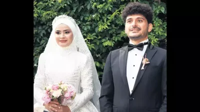 Milli ampute futbolcu Barış Telli, matematik öğretmeni Rümeysa Çakmak ile