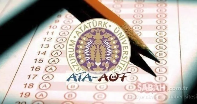  ATA AÖF bütünleme sınavı yerleri açıklandı mı, sınav giriş belgesi
