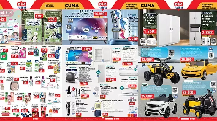 BİM 24 - 27 Haziran kataloğu yayınlandı! İndirimli gıda, temizlik
