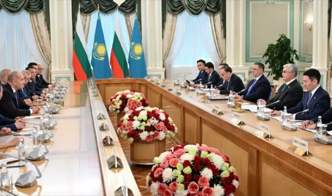 Kazakistan Cumhurbaşkanı Tokayev ve Bulgaristan Cumhurbaşkanı Radev, iki ülke arasındaki