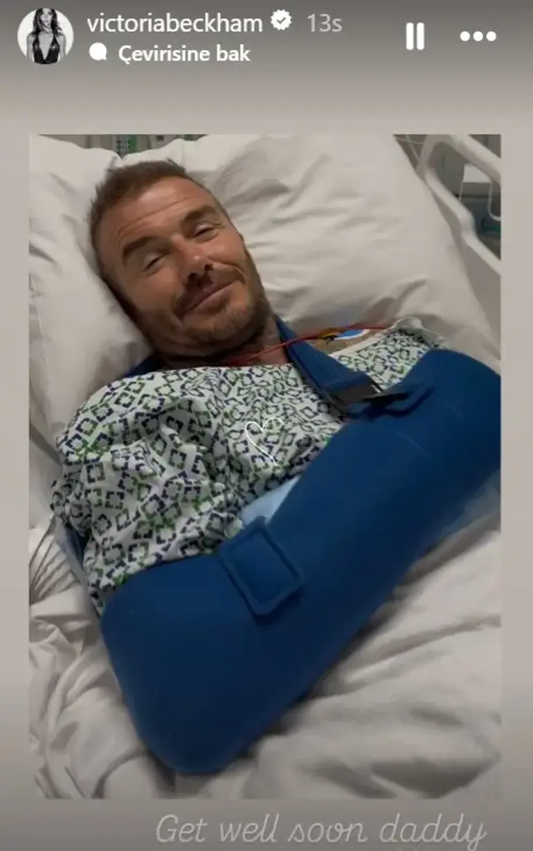 David Beckham Ameliyat Oldu! Victoria’dan Hastaneden Paylaşım Geldi