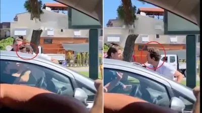 İzmir Urla'da trafikte yaşanan gerginlikte, ünlü oyuncu İlker Aksum başka