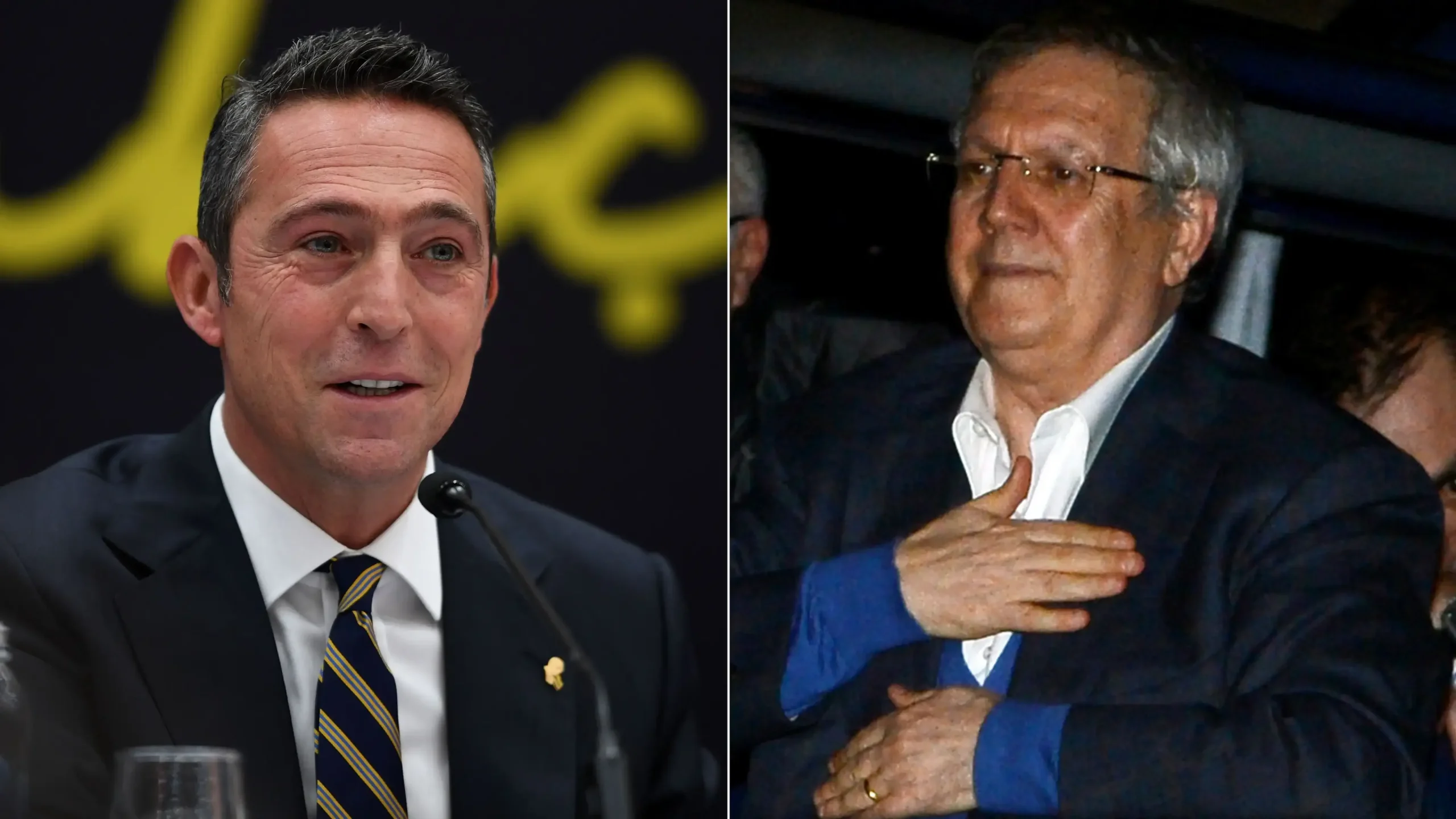 Fenerbahçe Başkanı Ali Koç, eski başkan Aziz Yıldırım’ın adaylık için