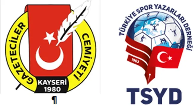 Kayseri Gazeteciler Cemiyeti (KGC) ve Türkiye Spor Yazarları Derneği (TSYD)