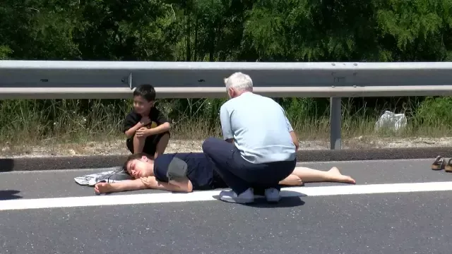 Kuzey Marmara Otoyolu'nda Geri Manevra Kazaya Neden Oldu