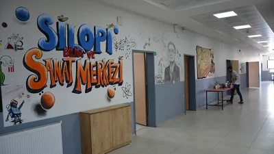 Şırnak’ın Silopi ilçesindeki Bilim ve Sanat Merkezinde (BİLSEM), görsel sanatlar