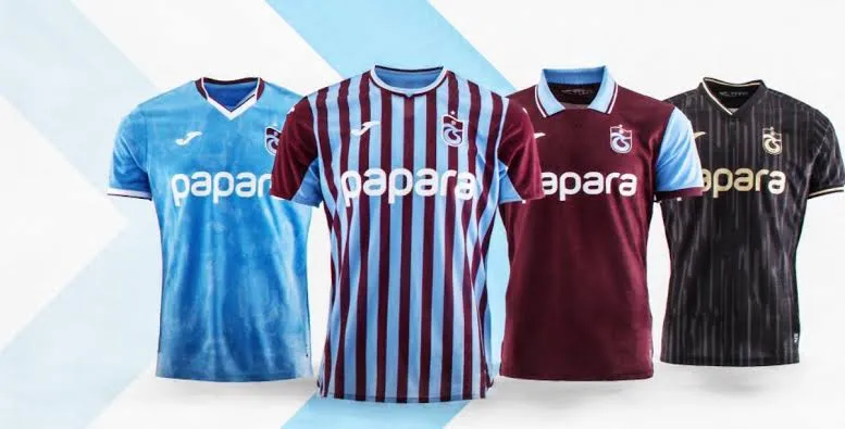 Trabzonspor, 2025/26 sezonu formalarını tanıttı. Bordo-mavili takımın yeni sezon formaları