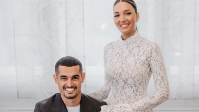 Fenerbahçe'nin defans oyuncusu Levent Mercan, Asya Öztürk ile hayatını birleştirdi.