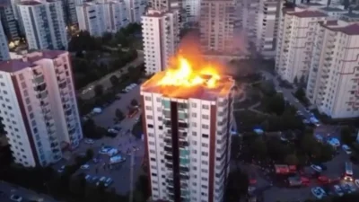 Diyarbakır’ın Kayapınar ilçesi Fırat Mahallesi’nde bir apartmanda çıkan ve anne