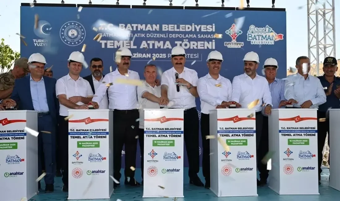 Batman Belediyesi tarafından Yolveren köyünde inşa edilecek katı atık depolama