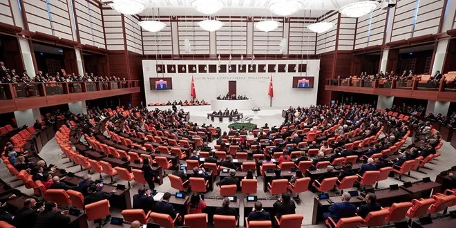 Türkiye Büyük Millet Meclisi (TBMM), İsrail'in Filistin başta olmak üzere