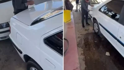İran'daki benzin fiyatı şaşırttı.. Bir vatandas İran'daki benzin fiyatına atıfta