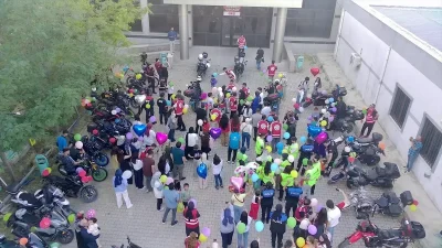 Van Moto Seyyahiler Kulübü öncülüğünde düzenlenen etkinlikte, lösemili çocuklar gurur