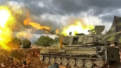 İsrail ordusu, Lübnan'ın güneyindeki Nebatiye iline bağlı Hula beldesinde yer