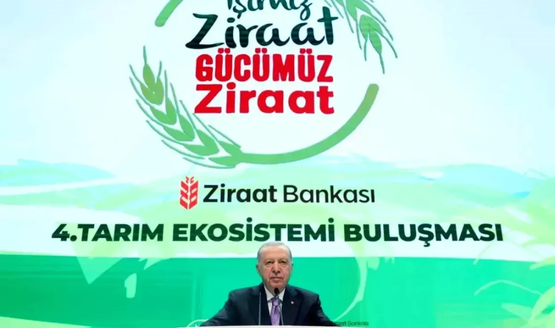 Cumhurbaşkanı Recep Tayyip Erdoğan, Haliç Kongre Merkezi’nde düzenlenen 4. Ziraat
