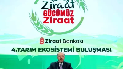 Cumhurbaşkanı Recep Tayyip Erdoğan, Haliç Kongre Merkezi’nde düzenlenen 4. Ziraat