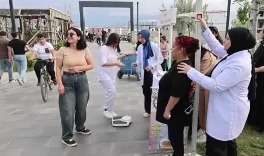 Sağlık Bakanlığı tarafından yürütülen "Sağlıklı Hayat İçin Ölçüm" kampanyasının altıncı