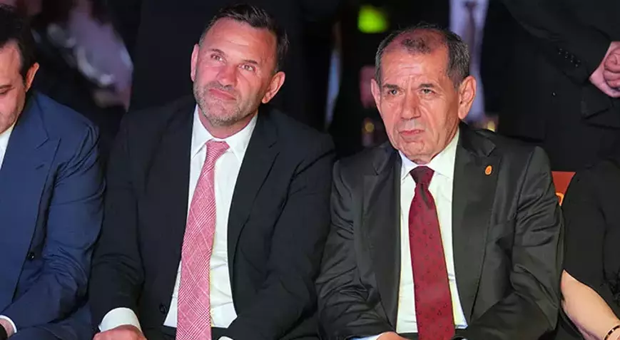 Galatasaray’ın Bodrum’daki şampiyonluk kutlamasında Dursun Özbek ile Okan Buruk arasındaki