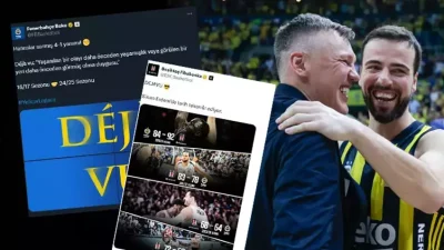 Fenerbahçe Beko, Basketbol Süper Ligi şampiyonluğu sonrası Beşiktaş’a sosyal medya