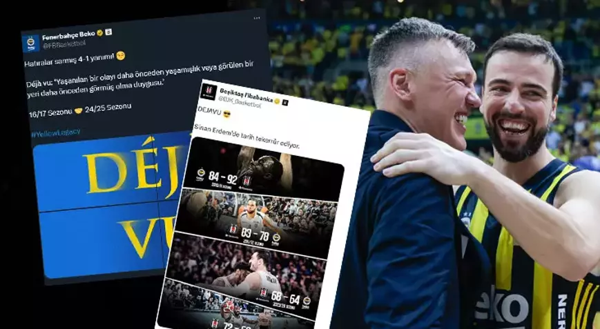 Fenerbahçe Beko, Basketbol Süper Ligi şampiyonluğu sonrası Beşiktaş’a sosyal medya