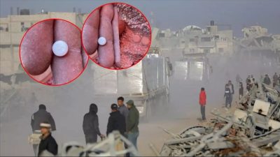 Gazze’de un çuvallarında uyuşturucu haplar bulundu. İsrail’in Filistin halkına yönelik