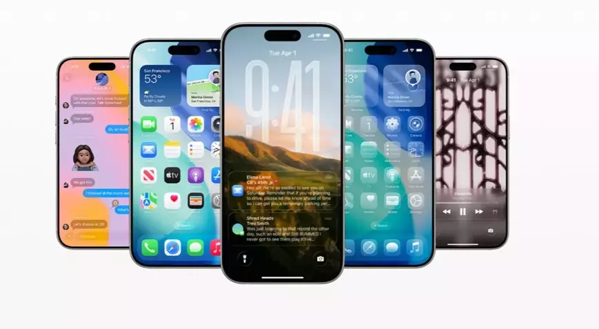 Apple’ın WWDC 2025’te tanıttığı iOS 26 sürümü “Liquid Glass” tasarımı