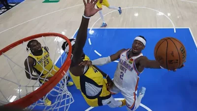 NBA Final serisinin 5. maçında Indiana Pacers'ı 120-109 mağlup eden