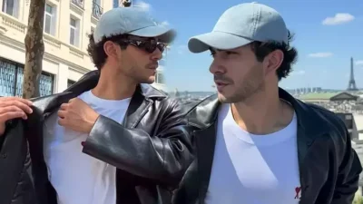  Kızılcık Şerbeti'nin Mete’si Rahimcan Kapkap, Paris sokaklarında verdiği pozlarla sosyal