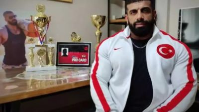 Milli sporcu Semih Topçu, vücut geliştirme ve badminton branşlarında elde